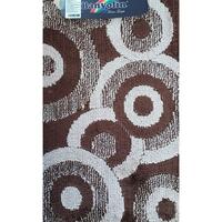 Коврик в ванную CLASSIC MULTI одинарный коричневый 55х90 см (100% полиэстер)